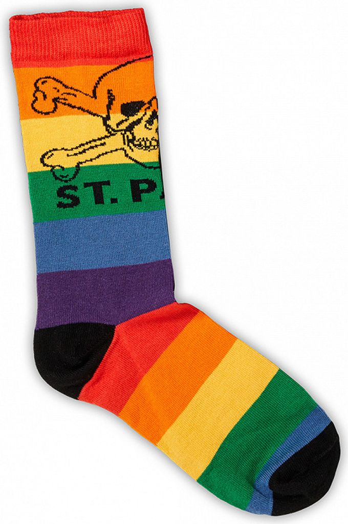 St. Pauli - Regenbogen Streifen, Socken 35/38 Produktbild 