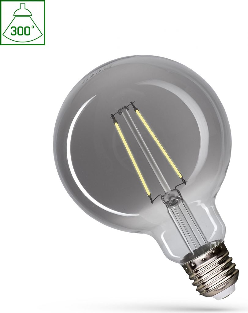 Spectrum LED Filament Leuchtmittel Globe G95 4,5W = 29W E27 Produktbild 