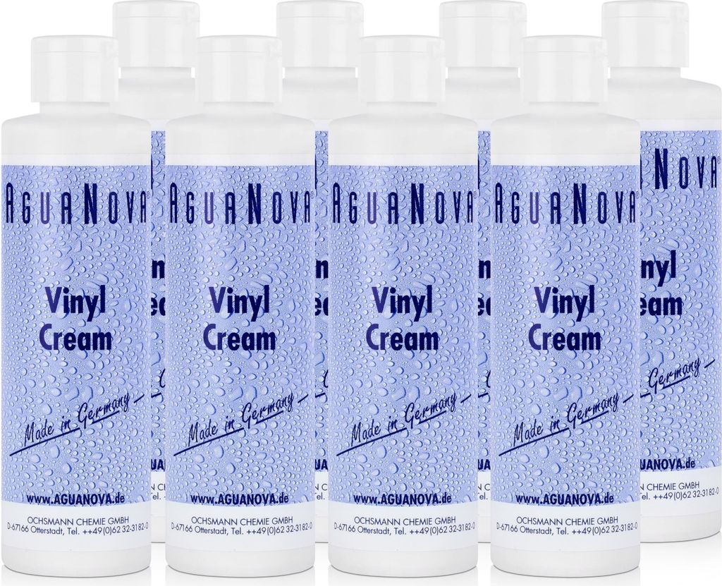 8x AguaNova Vinyl Cream 240 ml - zur äußerlichen Pflege der Produktbild 
