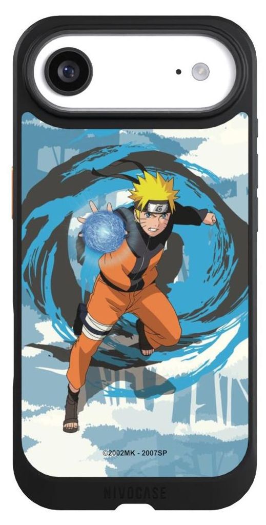 NIVOCASE Hülle für Apple iPhone Air Handyhülle NIVOcore Case Schwarz Manga Naruto Shippuden Offizielles Lizenzprodukt
