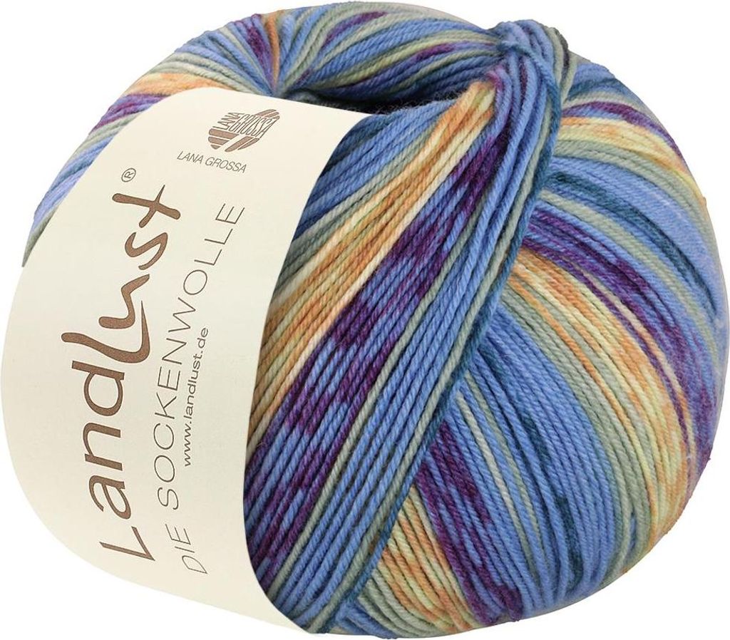 Lana Grossa - Landlust die Sockenwolle 0424 himmelblau Produktbild 