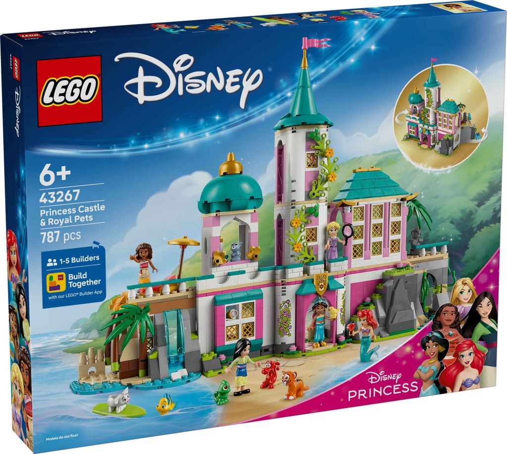 Castello della principessa Lego DP con animali domestici Immagine del prodotto 