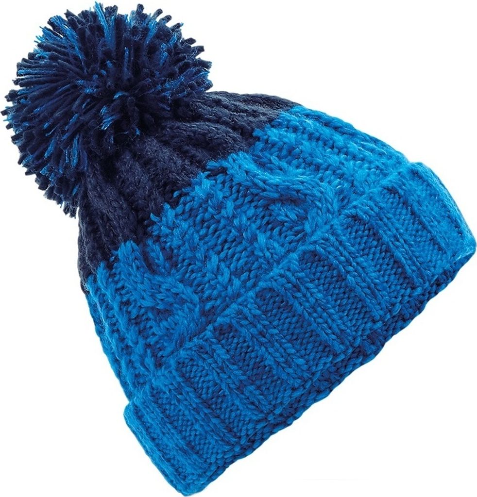 Beechfield Apres Beanie PC3947 (Einheitsgröße) (Azur/Navy)