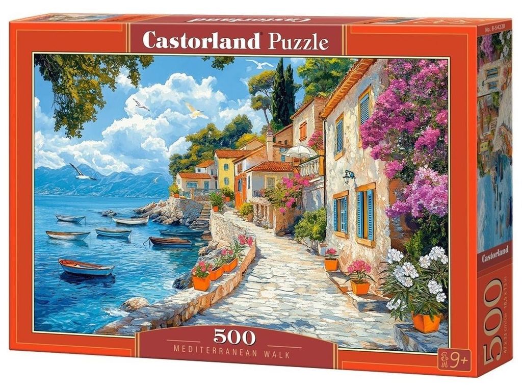 Puzzle 500 Mediterranean Walk B-54220 Zdjęcie produktu 