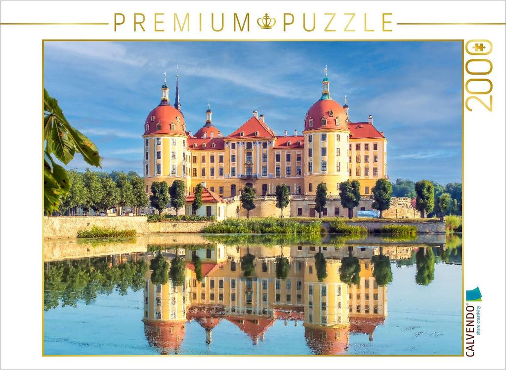 CALVENDO Puzzle Die Moritzburg | 2000 Teile Lege-Größe 90x67cm Foto-Puzzle für glückliche Stunden