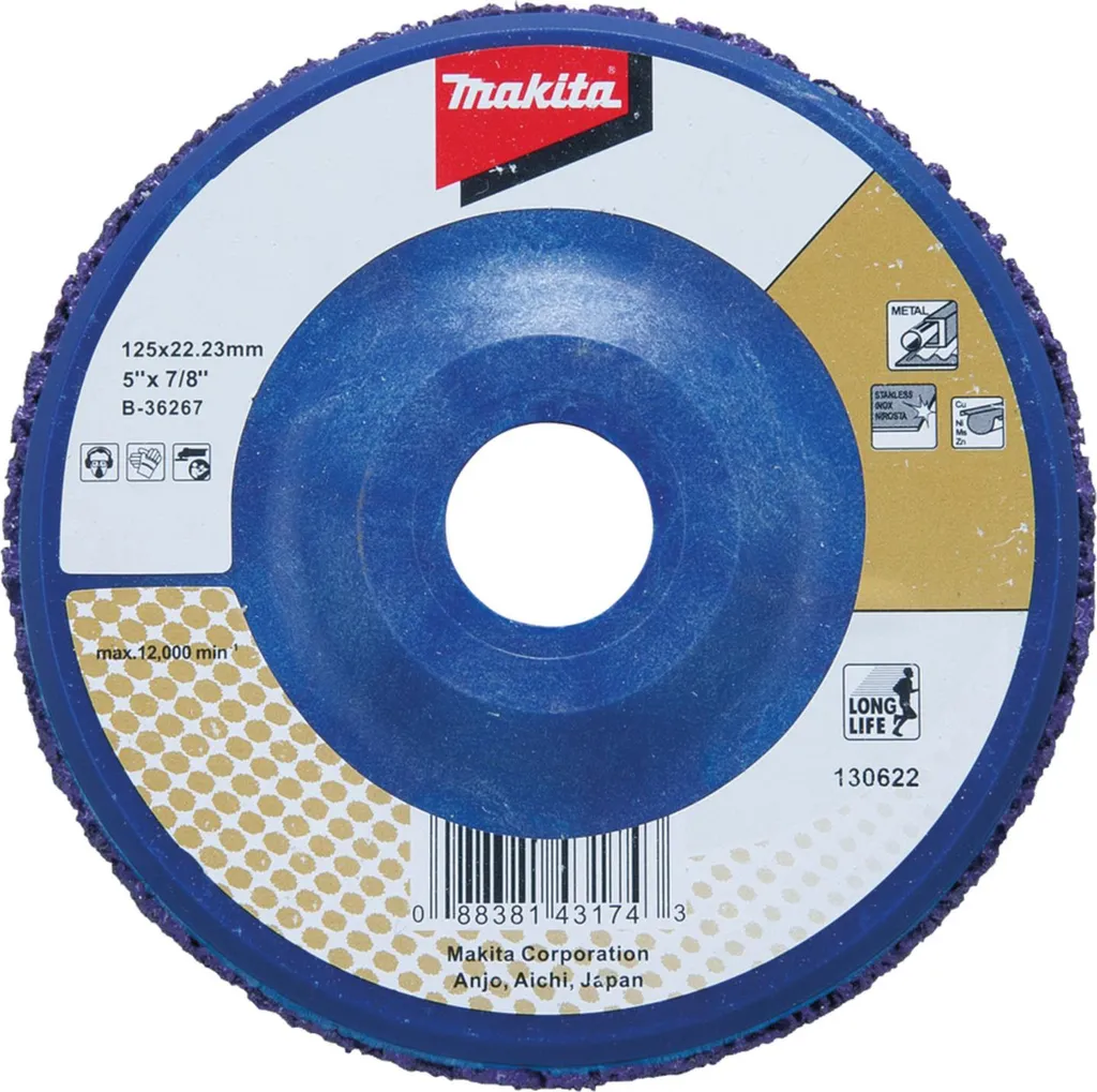 Nettoyer les soudures sans effort avec le disque Makita Longlife 125mm