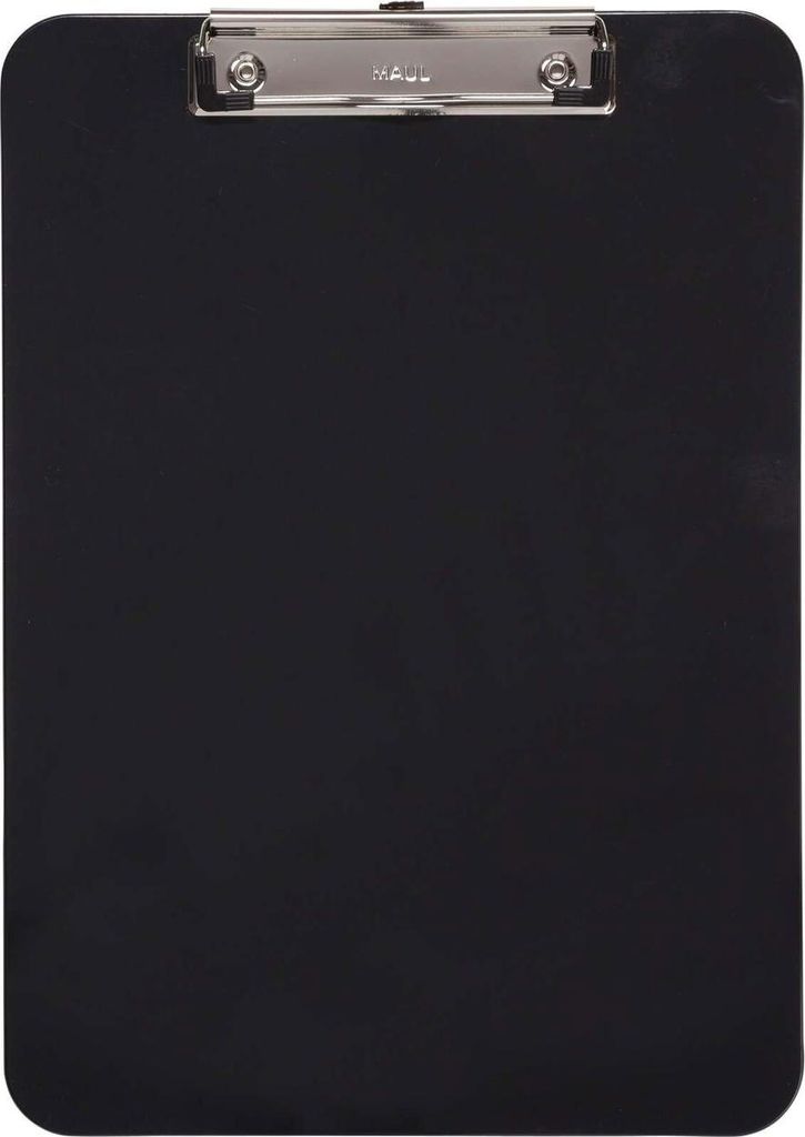 MAUL Klemmbrett A4 Hochformat PS-Kunststoff schwarz