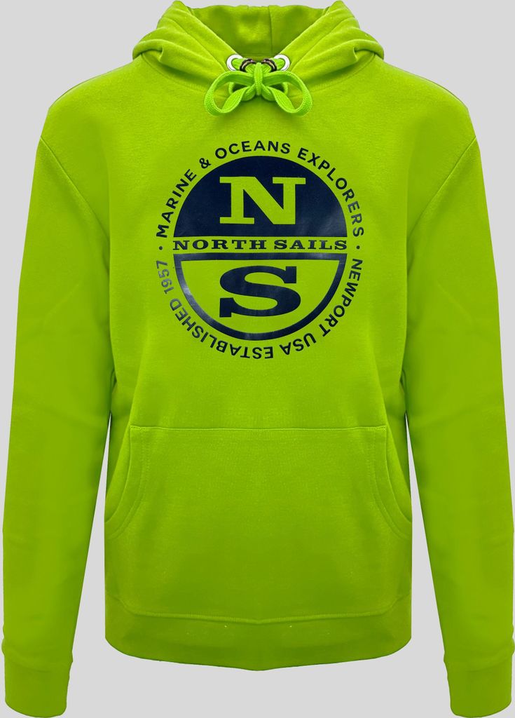 North Sails - Felpe - 9022980453-LIME-GREEN - Herren - XL Immagine del prodotto 