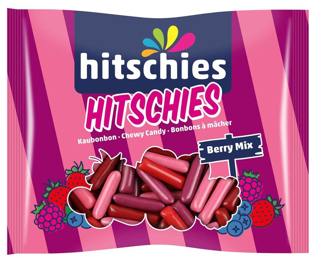 Hitschies Berry Mix ovocné žuvacie cukríky s príchuťou Obrázok produktu 