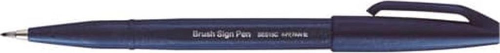 PentelArts Faserschreiber Brush Sign Pen SES 15 stahlblau