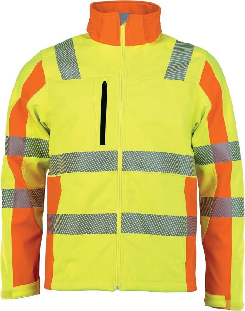 Warnjacke Softshell, Prevent, gelb, Gr.M