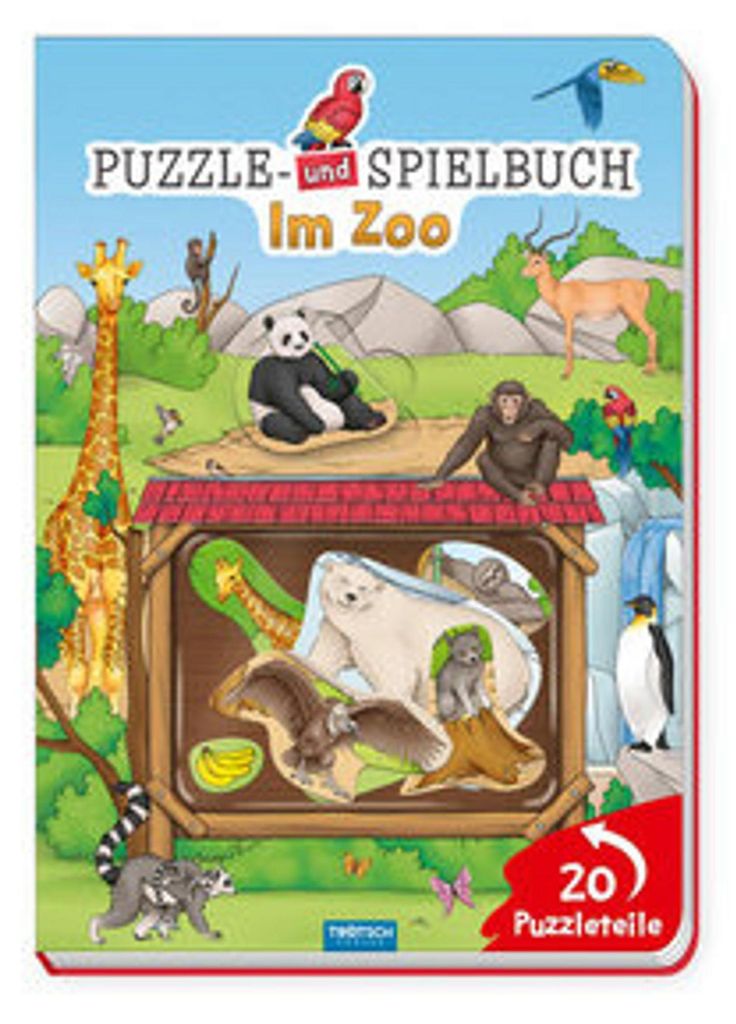 Trötsch Puzzlebuch Spielbuch Im Zoo