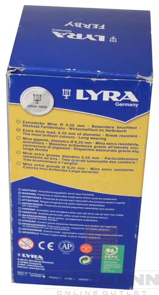 Crayons de couleur Multicolore Lyra Graphite avec mine haute résistance