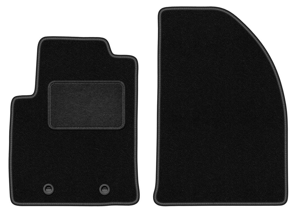Velours-Fußmatten Vorne für Ford Fiesta MK6 2002-2010 Produktbild 