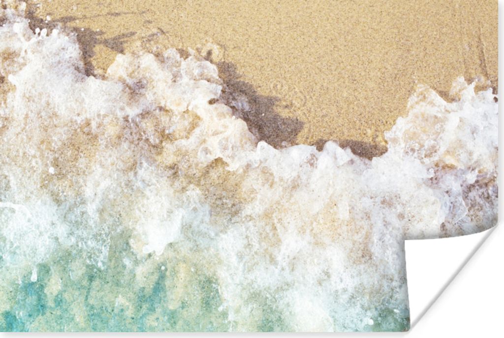 MuchoWow Poster Golf - Strand - Meer - Wasser 180x120 cm - Fotoplakat