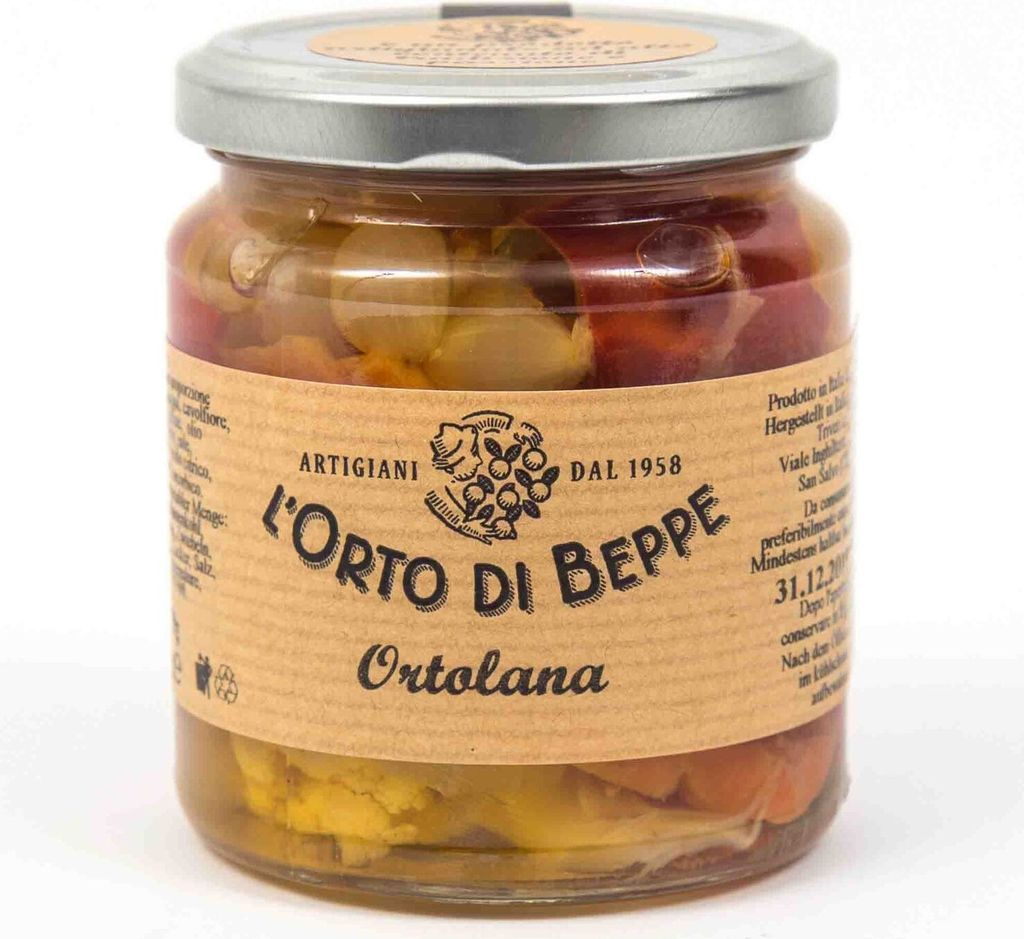 Verdure sott'olio alla contadina 314 ml. - L'Orto di Beppe Immagine del prodotto 