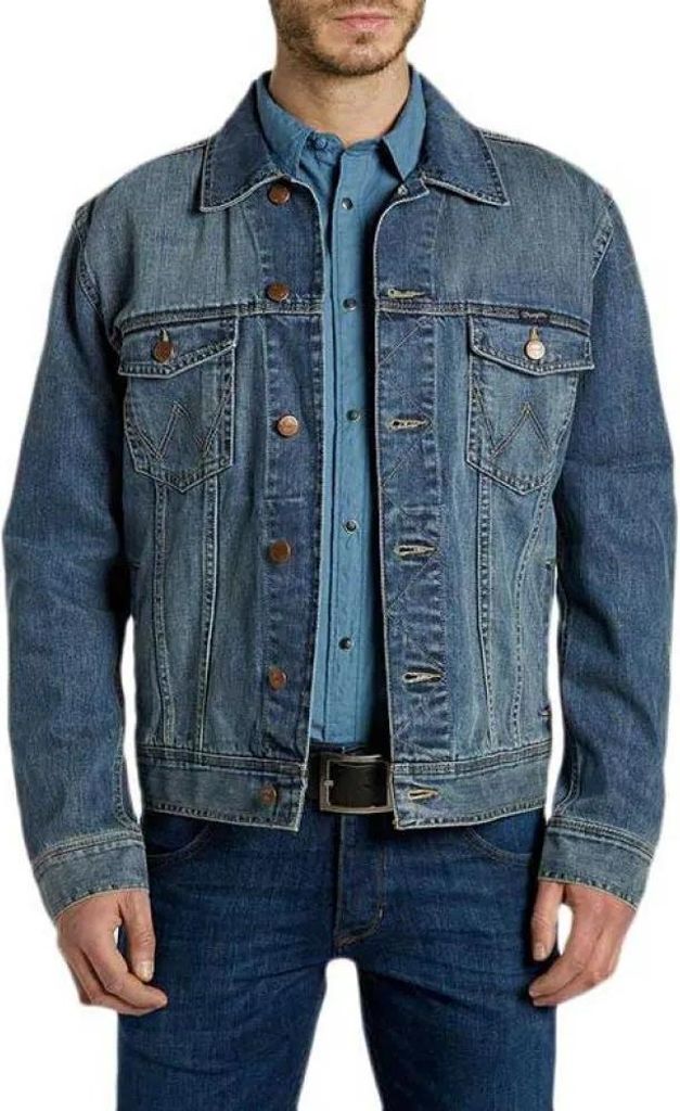 Wrangler Classic Jacket Mid Stone-W4481514V 112128892 Xl Obrázek produktu 