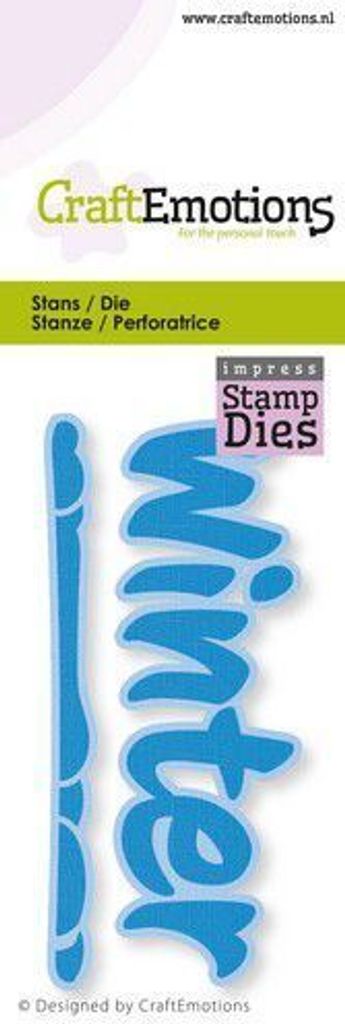 CraftEmotions Impress Stempel & Stanzschablone - Winter