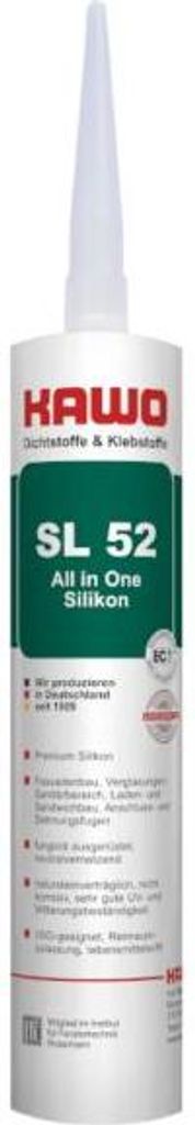 SL 52 Elastischer 1-K Silikon-Dichtstoff seidengrau