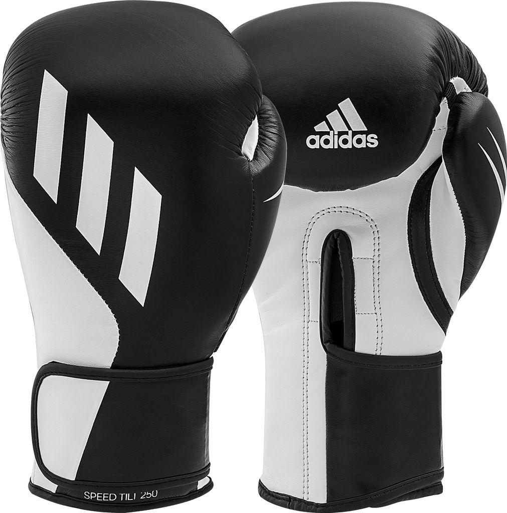 Sport-Thieme Boxhandschuhe "Speed Tilt 250", 16 oz., Schwarz-Weiß