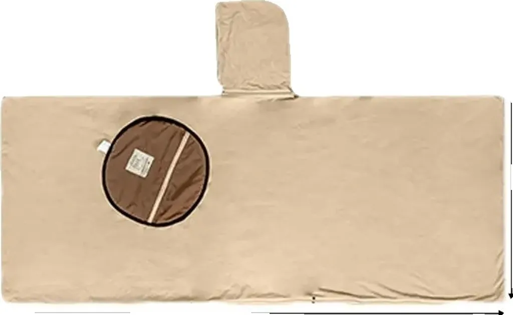 Sac de couchage poncho pour bivouac et camping - Taille XL marron