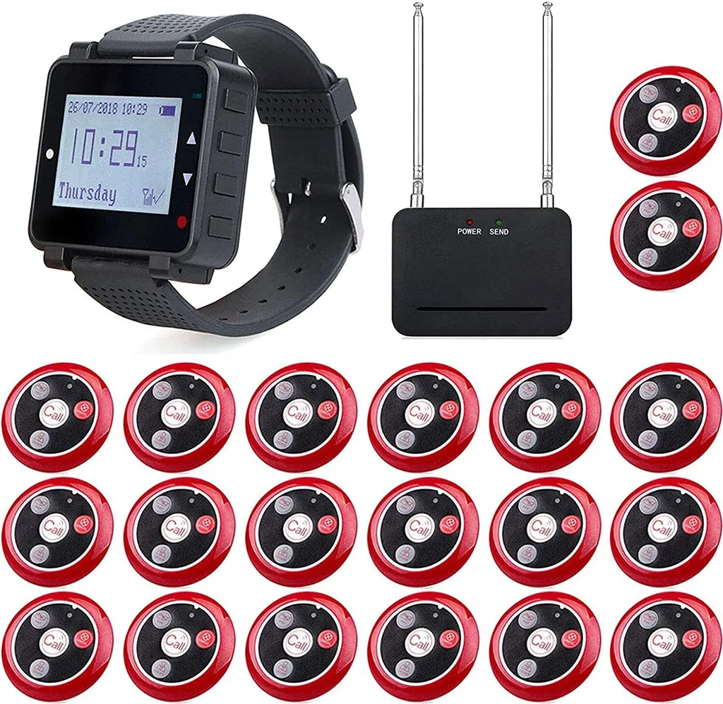 Système d'Appel Retekess : 20 Boutons Étanche et Récepteur T128 Pro