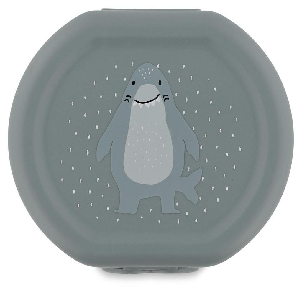 Trixie Snackbox Set - Lunchbox mit Clip Mr. Shark - BPA-frei für Kinder