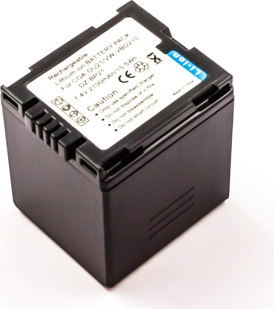 Akku für PANASONIC CGA-DU14, CGA-DU21A, , VW-VBD140, DZ-BP07S, DZ-BP21SJ, CGA-DU06