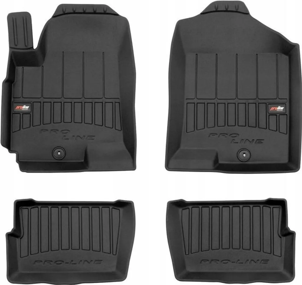 Tappetini in gomma e tappetini KIA SOUL 1 I 2008-2013 3D Mulde - 1
