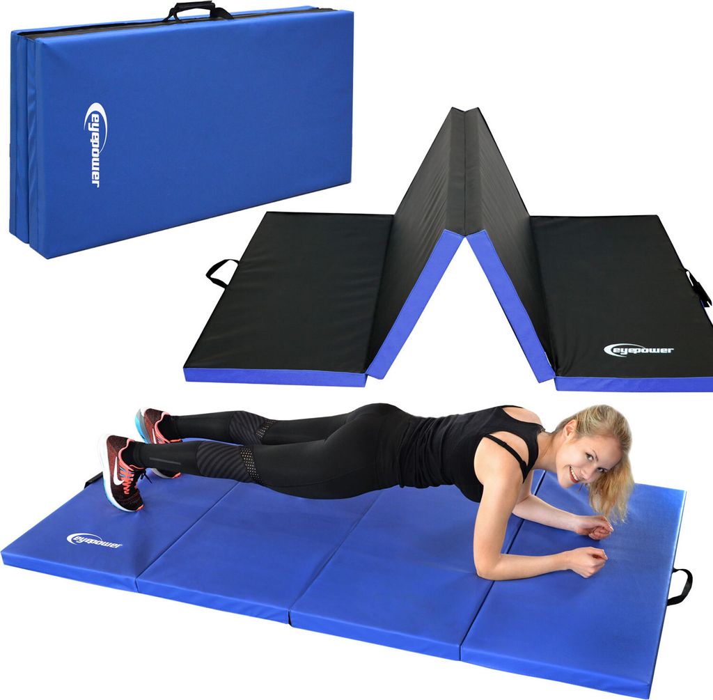 Faltbare Weichbodenmatte RG20 dicke Boden-Turnmatte Sportmatte tragbare XL Matte