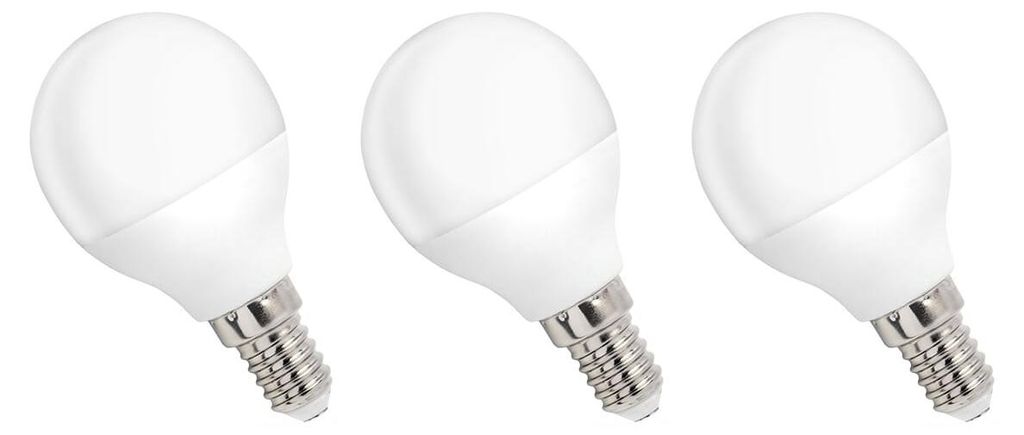 Spectrum E14 LED-Lampe P45 4W 320lm 3000K warmweiß 3 Stück Produktbild 