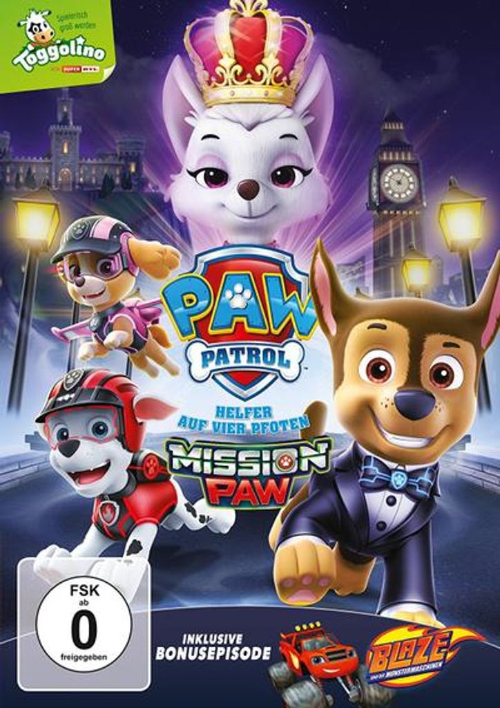 Paw Patrol: Mission Paw (DVD) Min: 81DD5.1WS