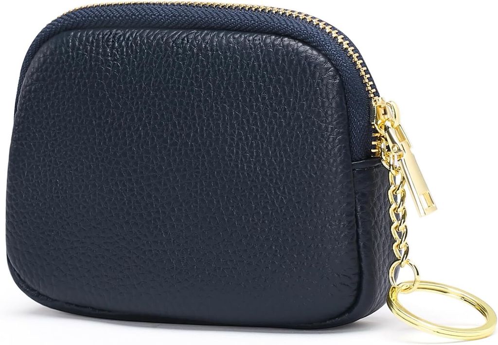 Portemonnaie Damen, kleine Geldbörse mit Münzfach, Kleingeldbörse mit Reißverschluss, Kleine Portmonee mit RFID Schutz, Mini Geldbeutel