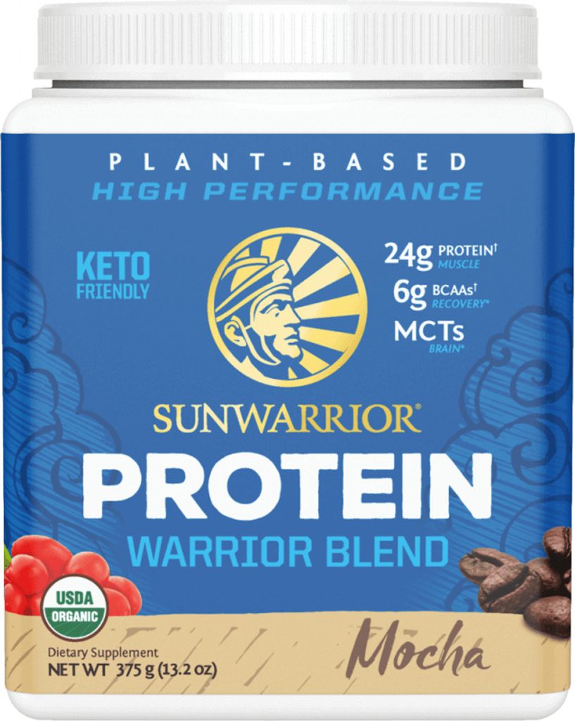 Sunwarrior Warrior Blend Organic (375g) Mocha - Eiweiße - Veganes Eiweiß