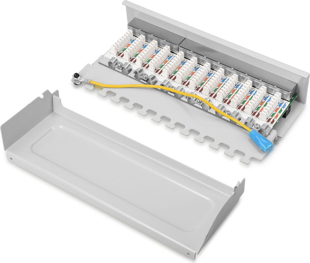 kwmobile 12 Port Patchpanel Cat6 Verteiler - Verteilerfeld Produktbild 5