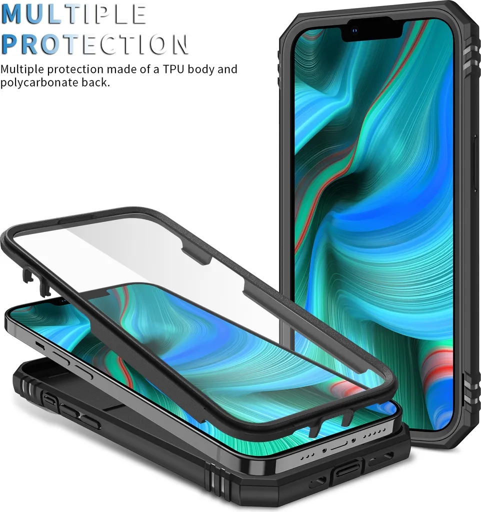 Custodia iPhone 13 Pro Max Antiurto: Protezione Integrale e Porta Carte - 3