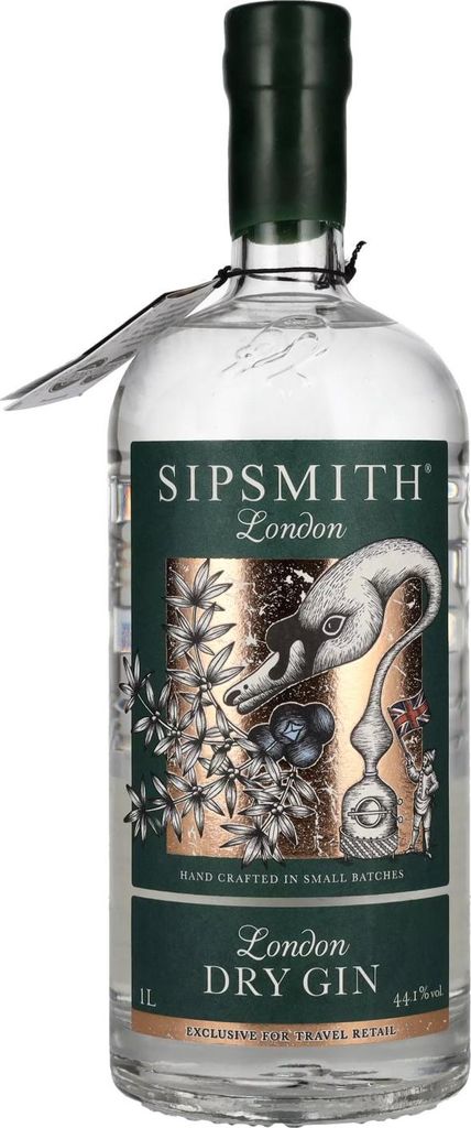 Sipsmith Gin 1000ml 44,1% Vol.