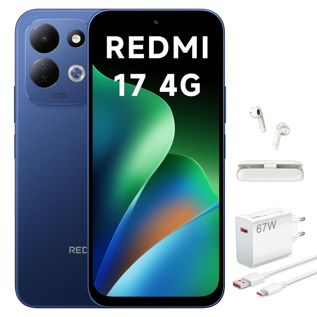 Xiaomi REDMI 17 4G Smartphone 4GB 256GB Blauw 6,9 inch Productafbeelding 