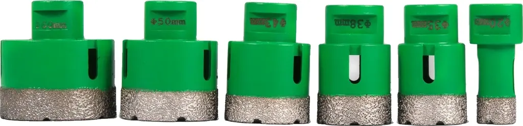 Coffret Scies Cloches Diamant M14 pour Meuleuse d'Angle - 7 Pièces
