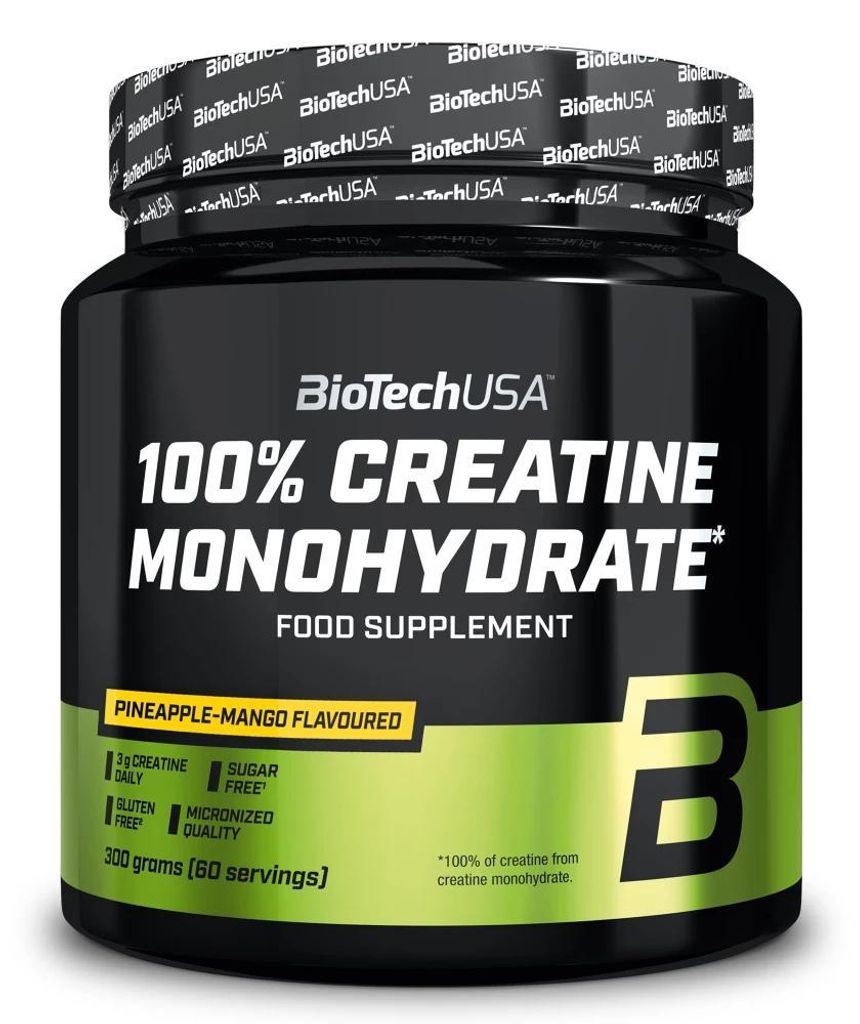 Biotech 100% Creatine Monohydrate 300g Ananas Mango Produktbild 