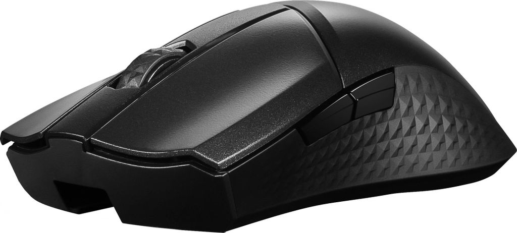 MSI Clutch GM31 - Maus - ergonomisch - optisch - 6 Tasten - kabellos - 2,4 GHz - kabelloser Empfänger (USB) (S12-430098