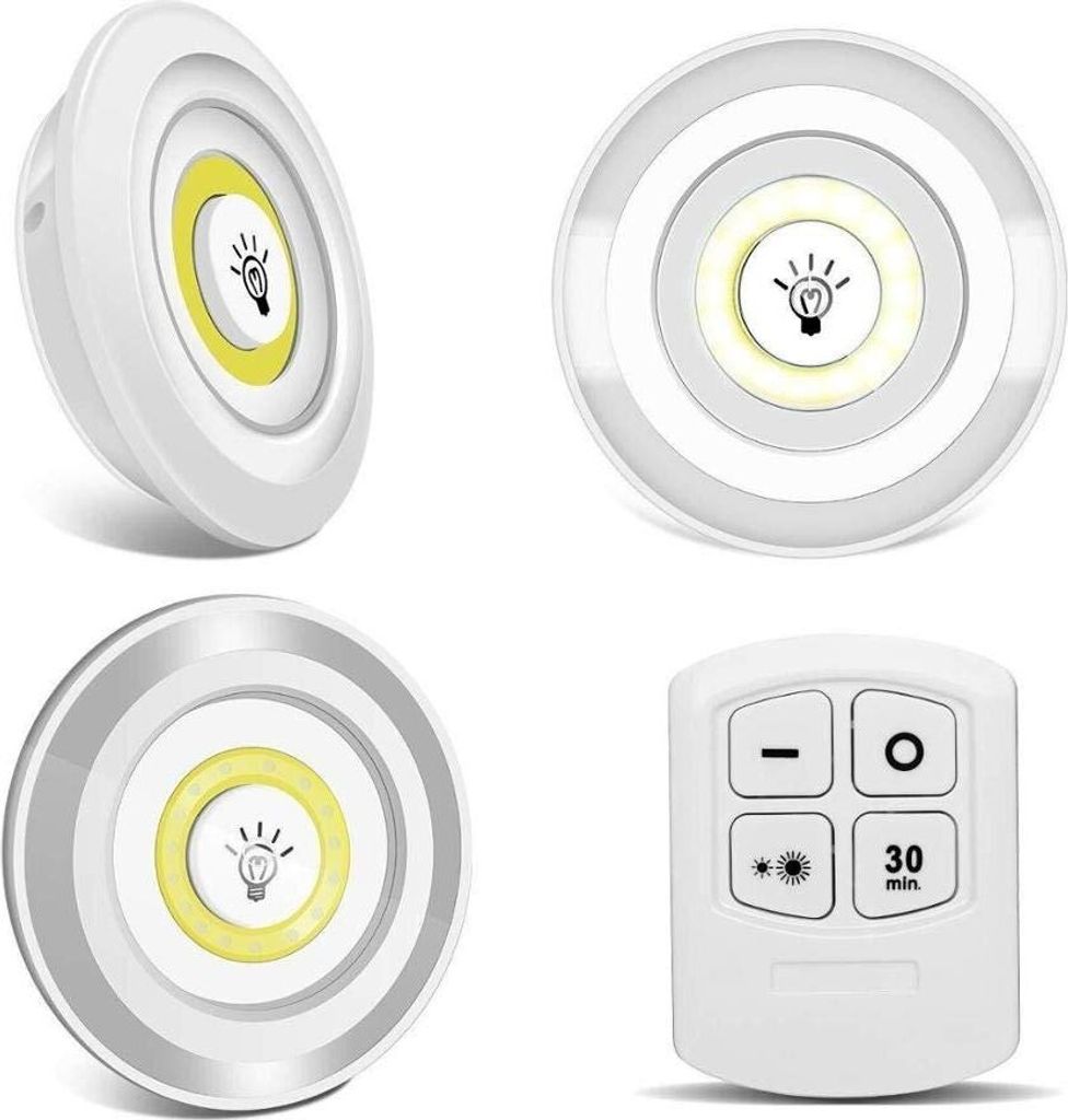 Verk 15709 LED Osvětlení s dálkovým ovladačem 3 ks Obrázek produktu 