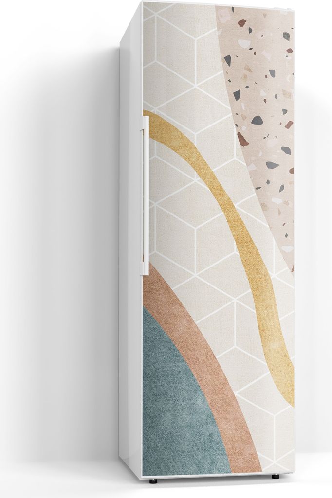 DEQORI Magnetmatte Kühlschrank beschreibbar 60x180 cm 'Moderne Symphonie' Magnetfolie