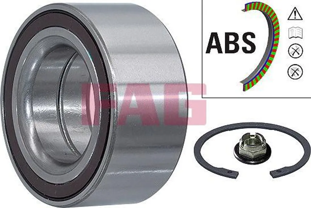 Roulement de roue OE 1225764 FAG 713 6784 40 haute performance durable