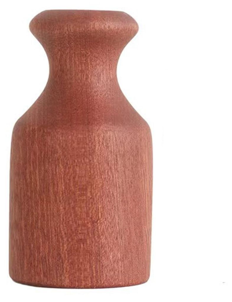 Mini-Holzvase für Trockenblumen, handgefertigte Blumenvase aus Naturholz, kleine dekorative Knospenvase für Schreibtisch, Regal oder als Wohnacce...