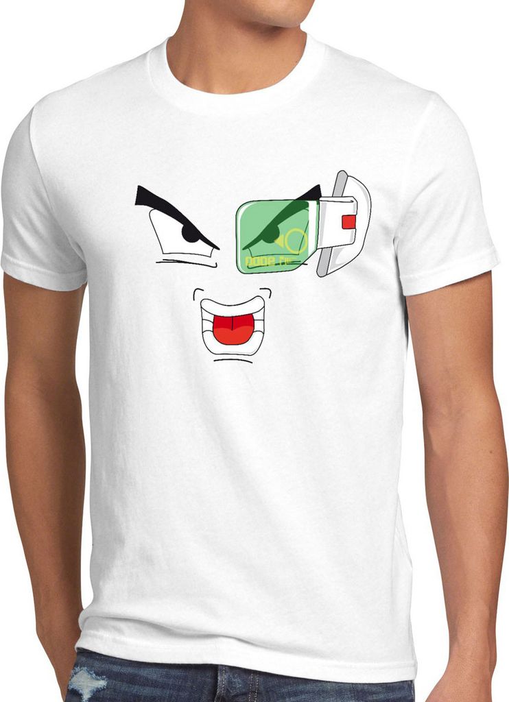 style3 Scouter 9000 Goku Herren T-Shirt