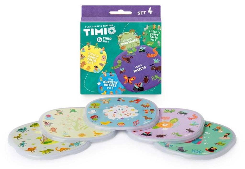 Timio Lernspielzeug - Disk Set 4 für Timio Player, 8 Sprachen