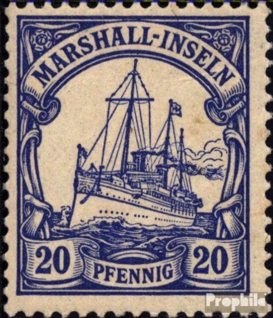 Briefmarken Marshall-Inseln (Dt. Kol.) 1901 Mi 16 mit Falz Produktbild 