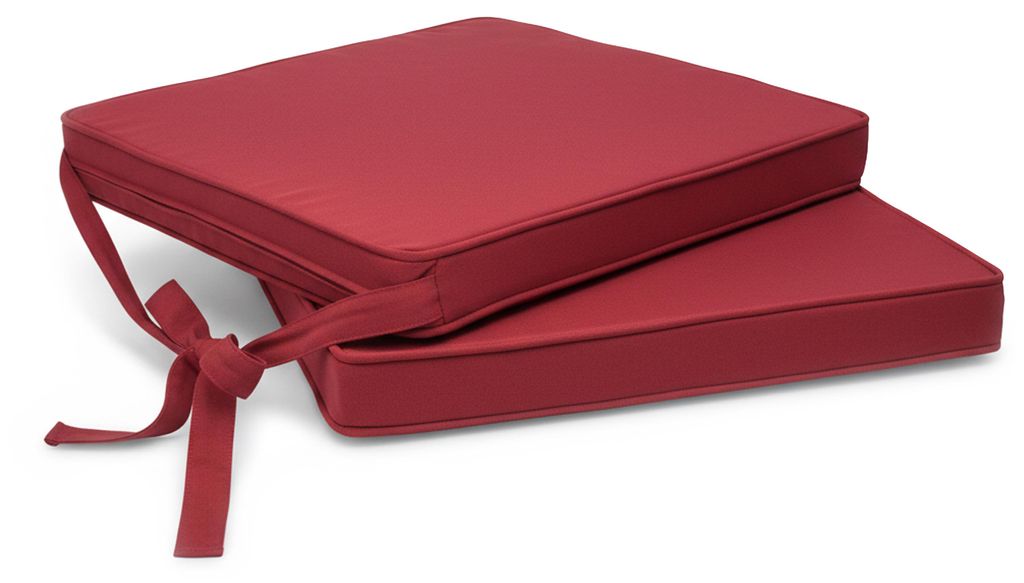 Beautissu 2er Set Loft SK Stuhlkissen Rot, 45x40x5cm Produktbild 