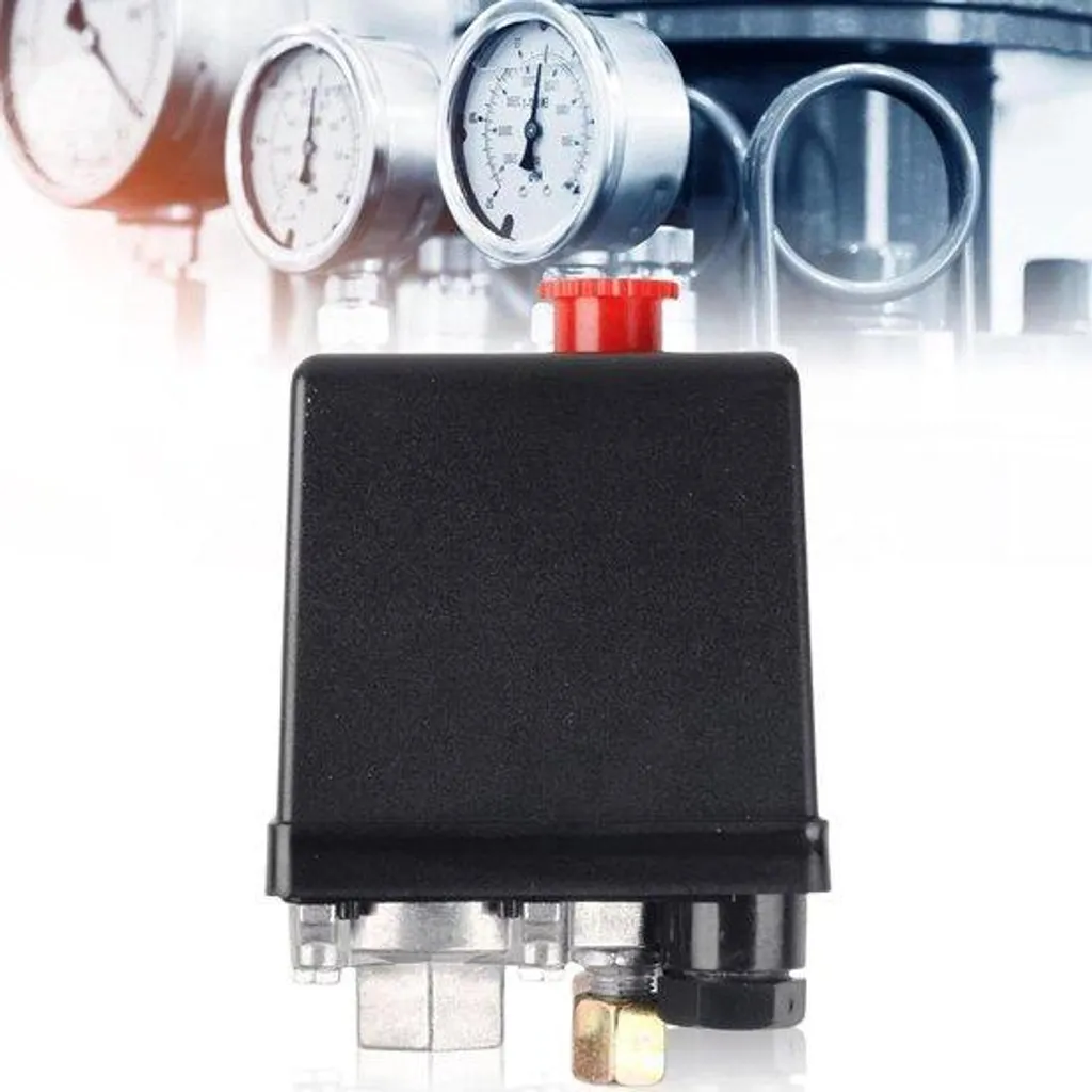 Pressostat compresseur 220V avec montage monotrou et vanne 175 PSI
